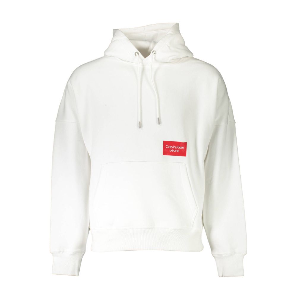 Sweat à capuche logo blanc