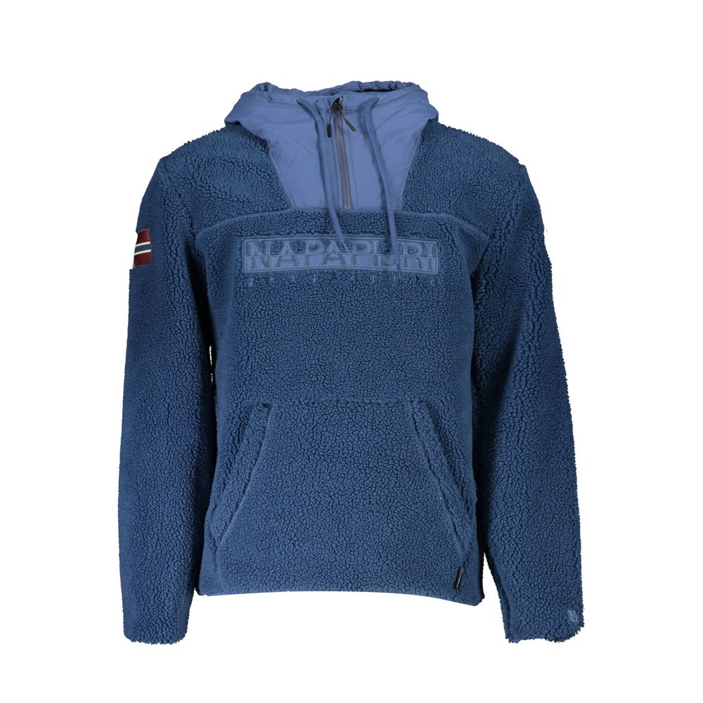 Sweat à capuche bleu