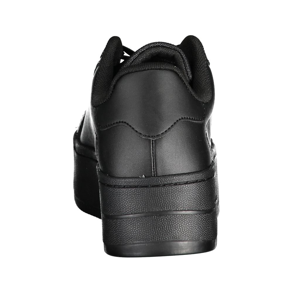 Baskets noires à lacets avec logo