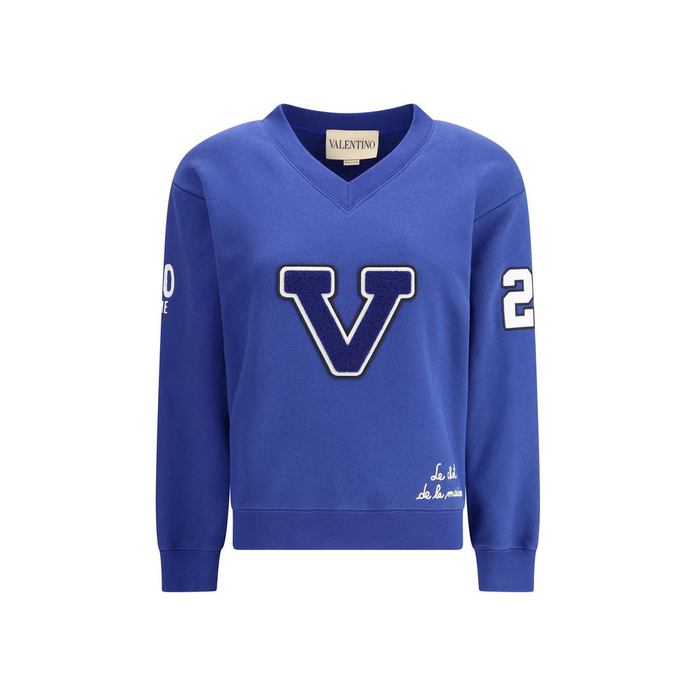 Sweatshirt Valentino V gris