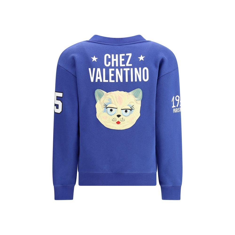Sweatshirt Valentino V gris