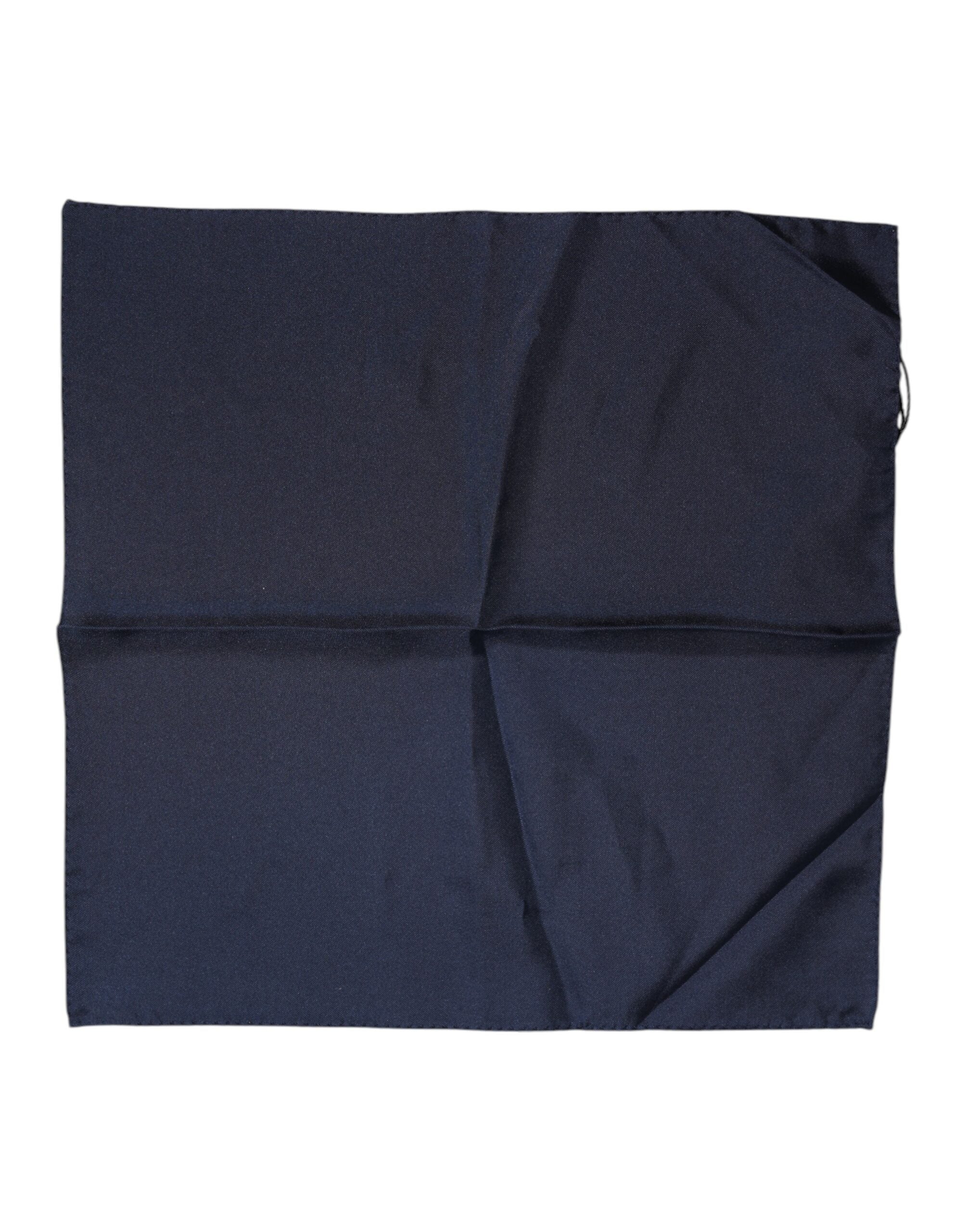 Foulard Dolce & Gabbana en soie bleu foncé
