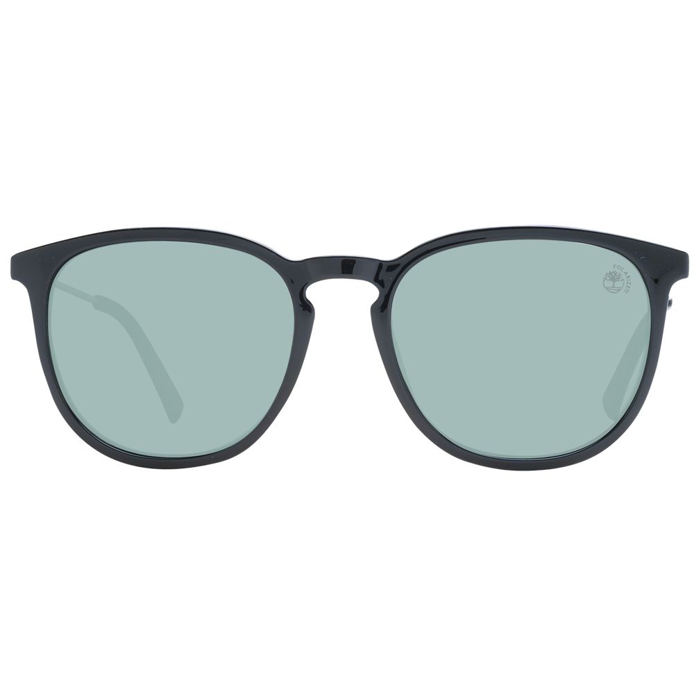 Lunettes de soleil noires vertes