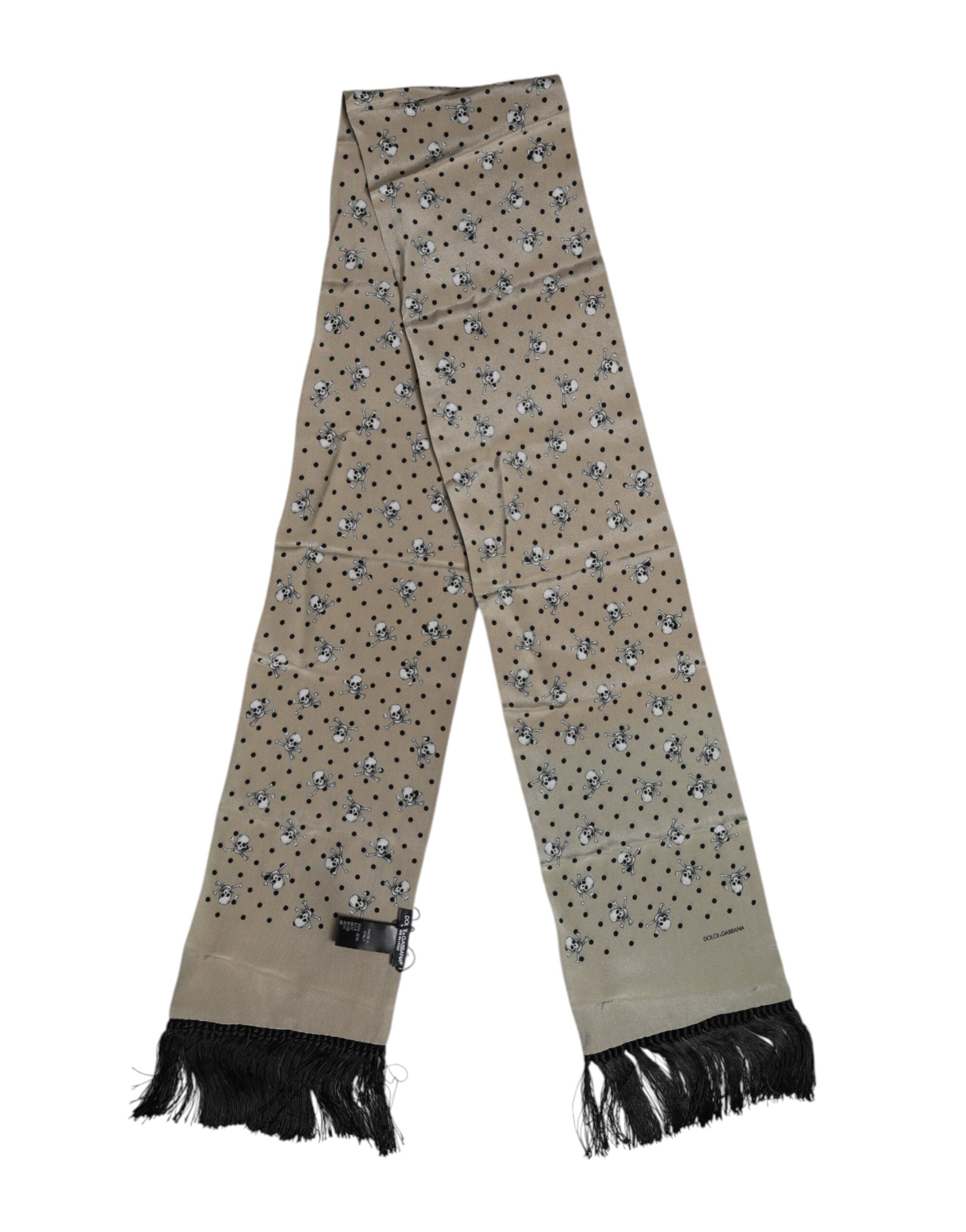 Foulard Dolce & Gabbana gris clair