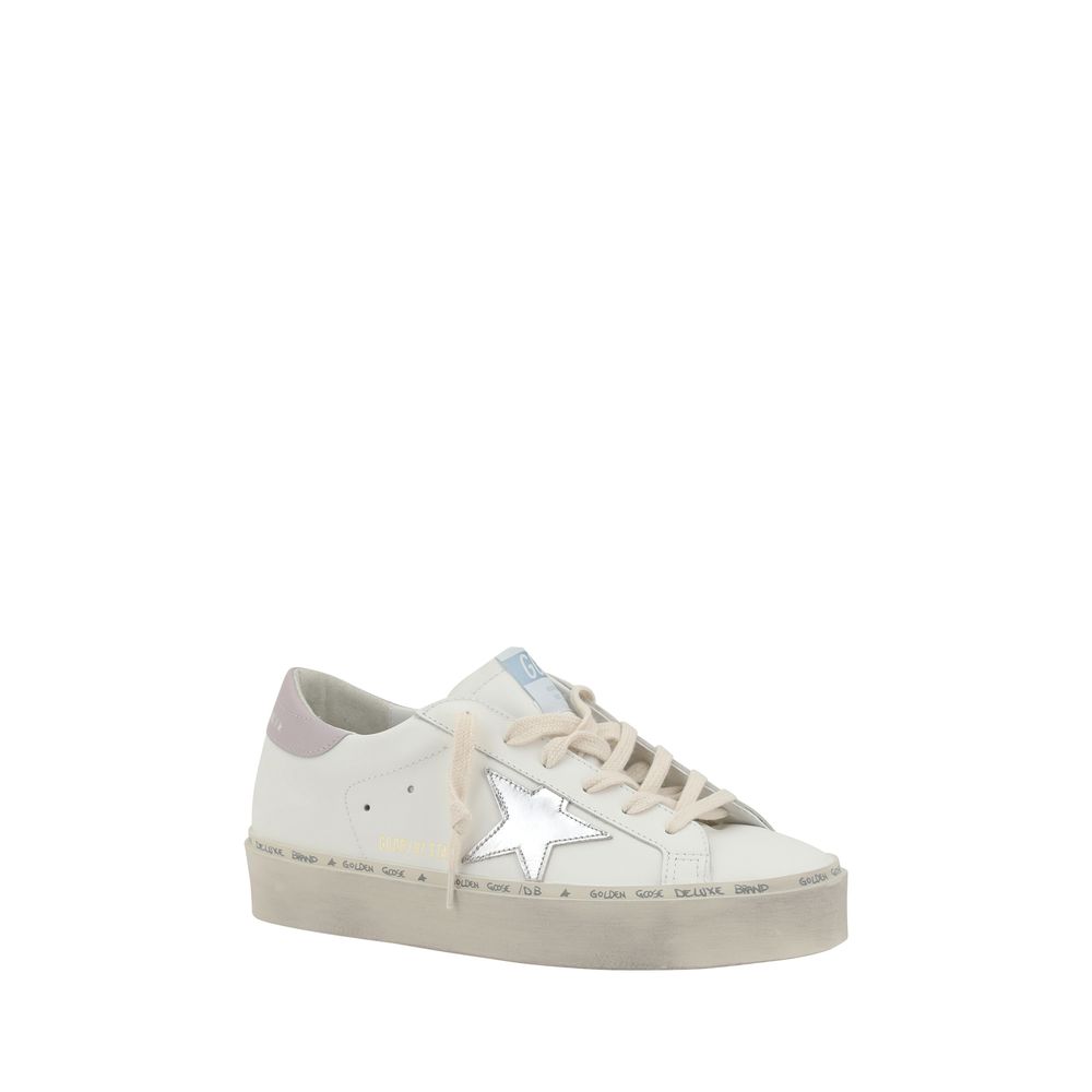 Baskets Golden Goose Hi Star blanches