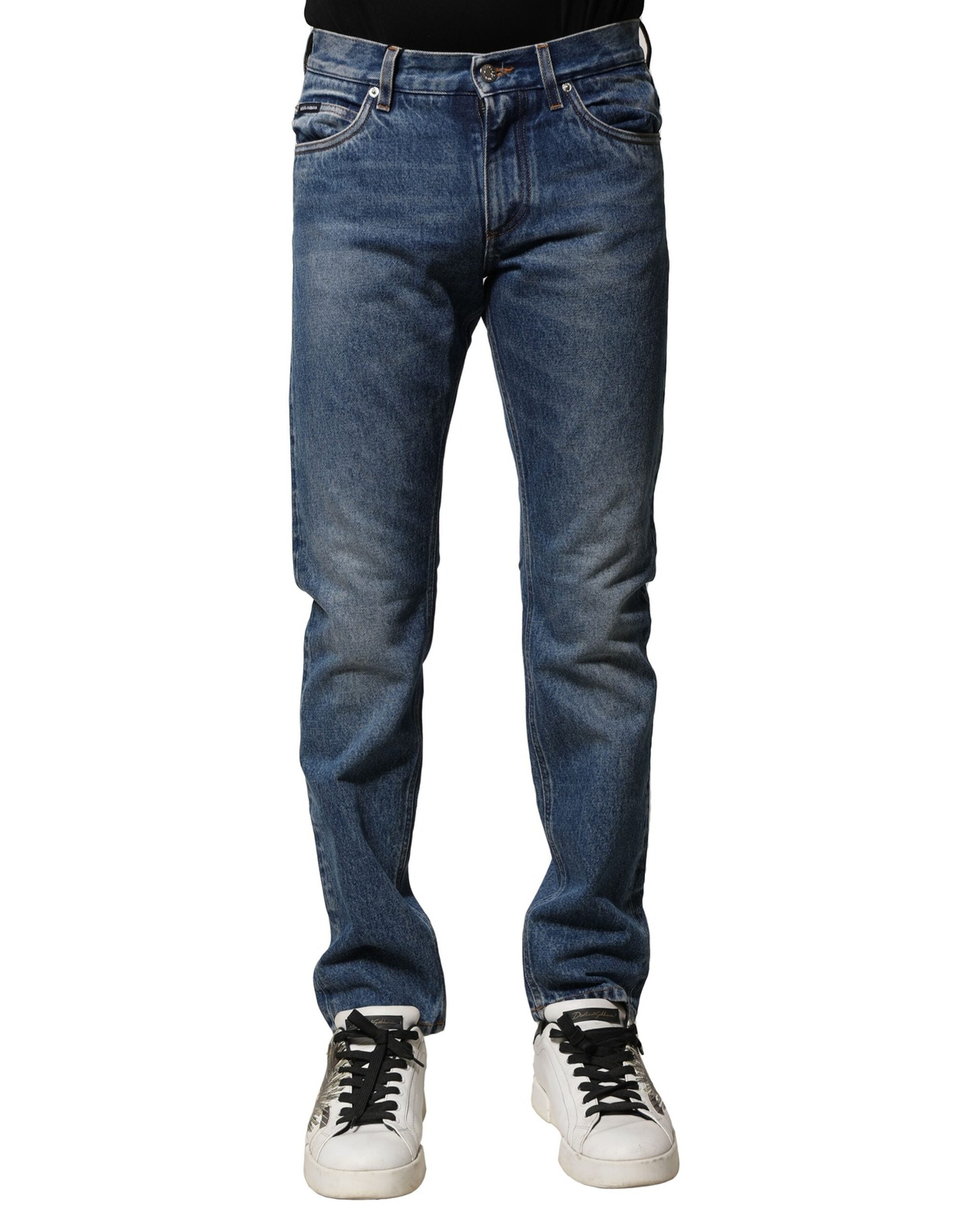 Jean Dolce & Gabbana slim bleu
