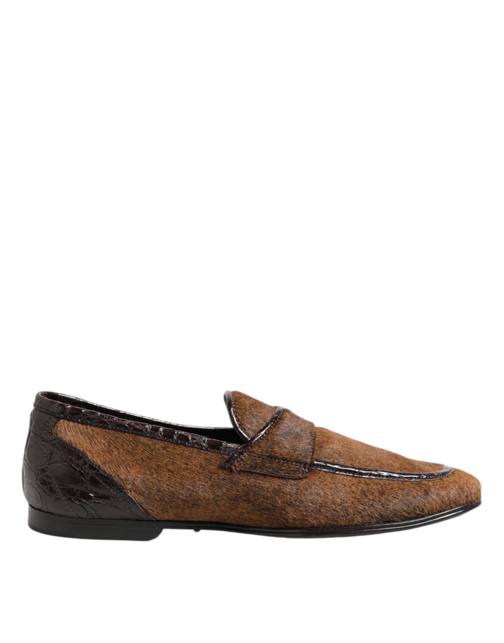 Loafers Dolce & Gabbana marron