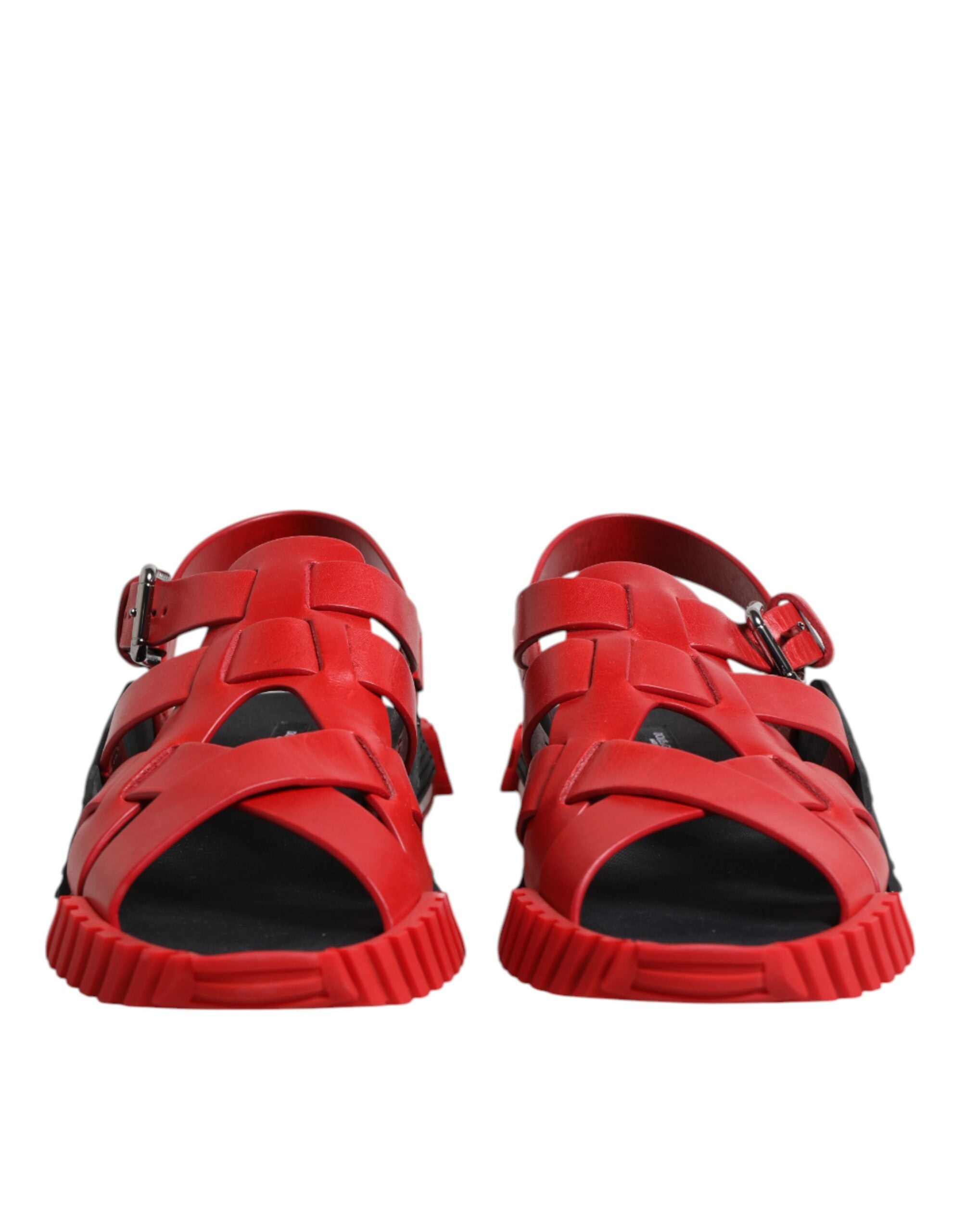 Sandales Dolce & Gabbana rouges et noires