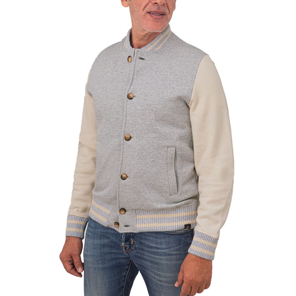 Veste Gran Sasso avec boutons grise