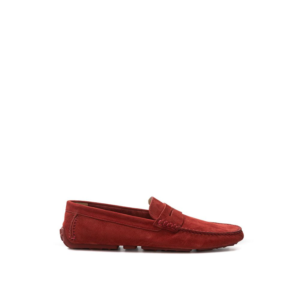 Mocassins Bally Bordeaux cuir