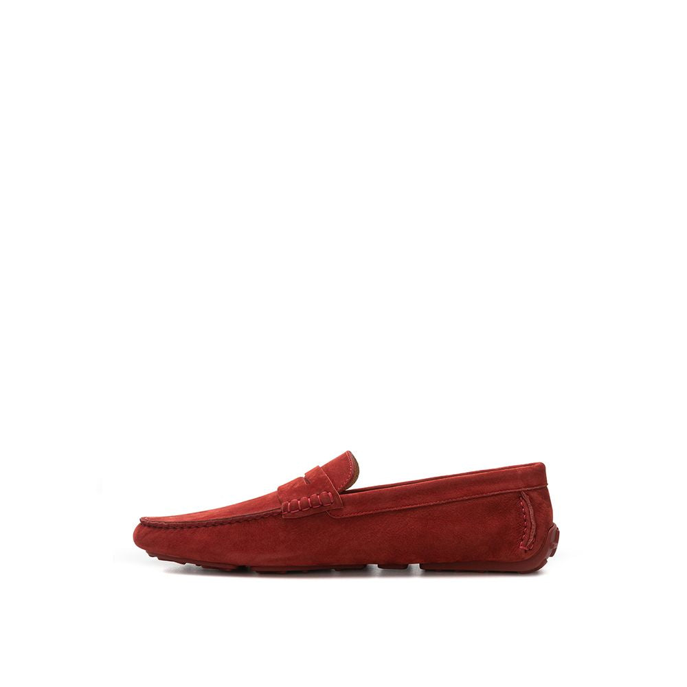 Mocassins Bally Bordeaux cuir