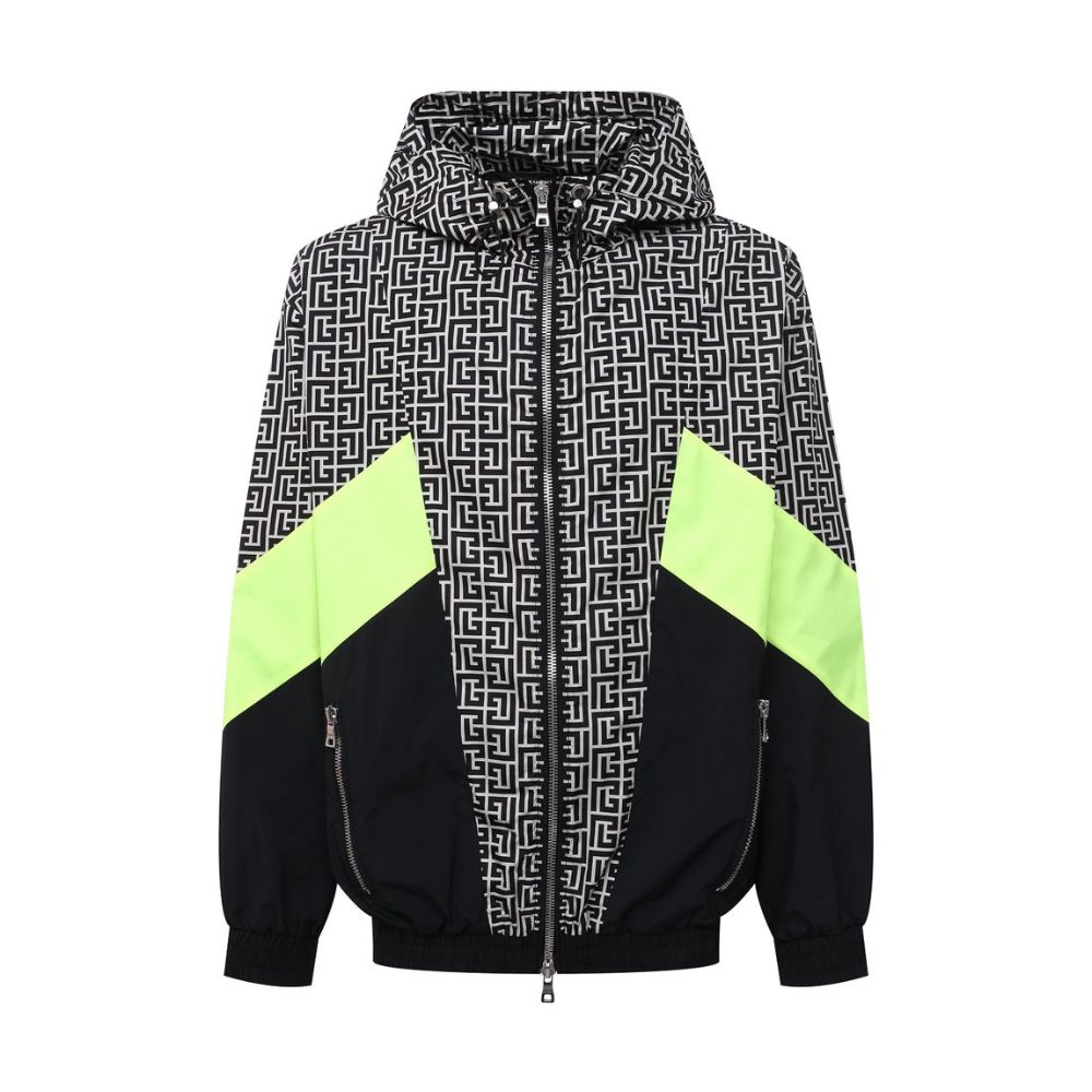 Veste Balmain multicolore noire et blanche