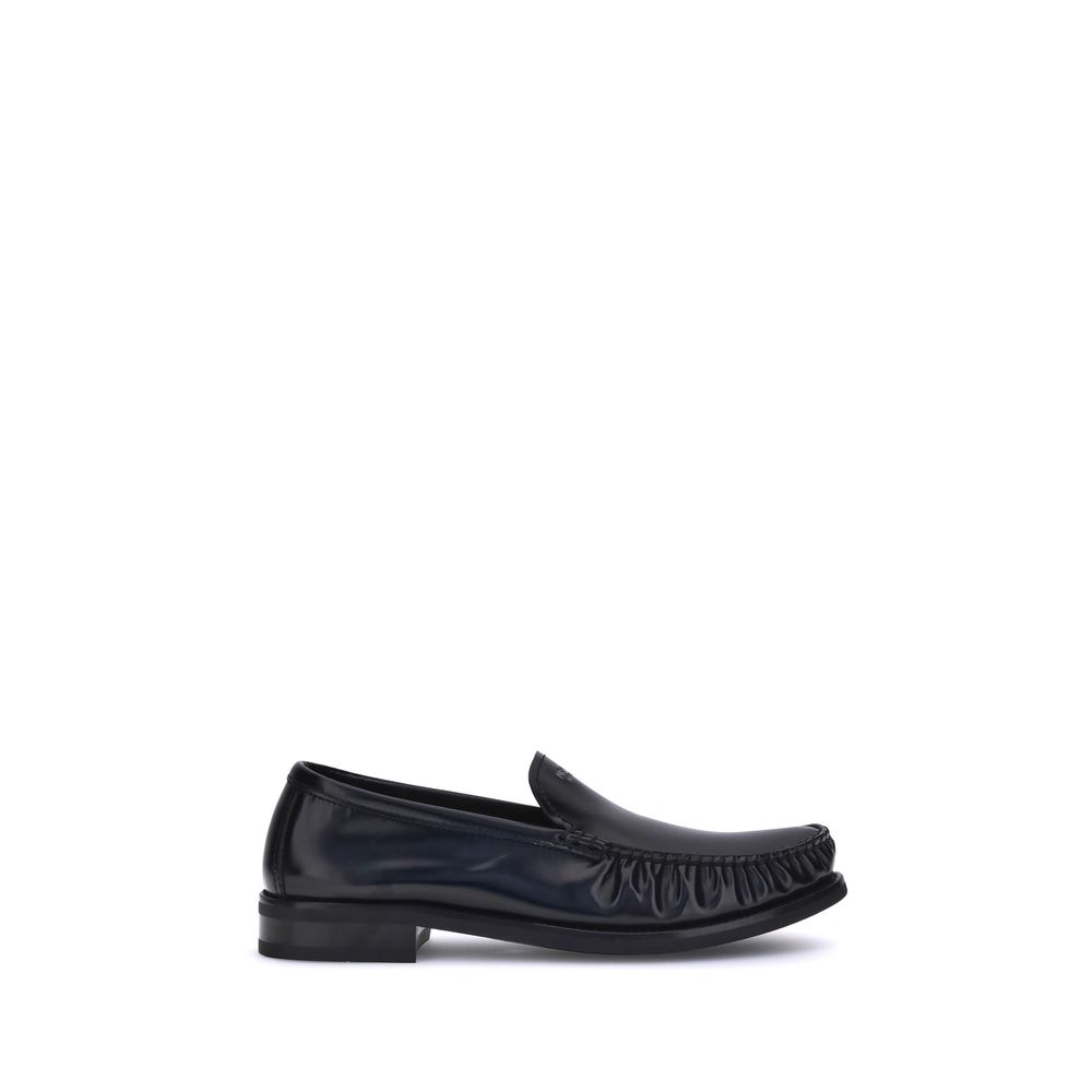 Loafers Prada en cuir brun