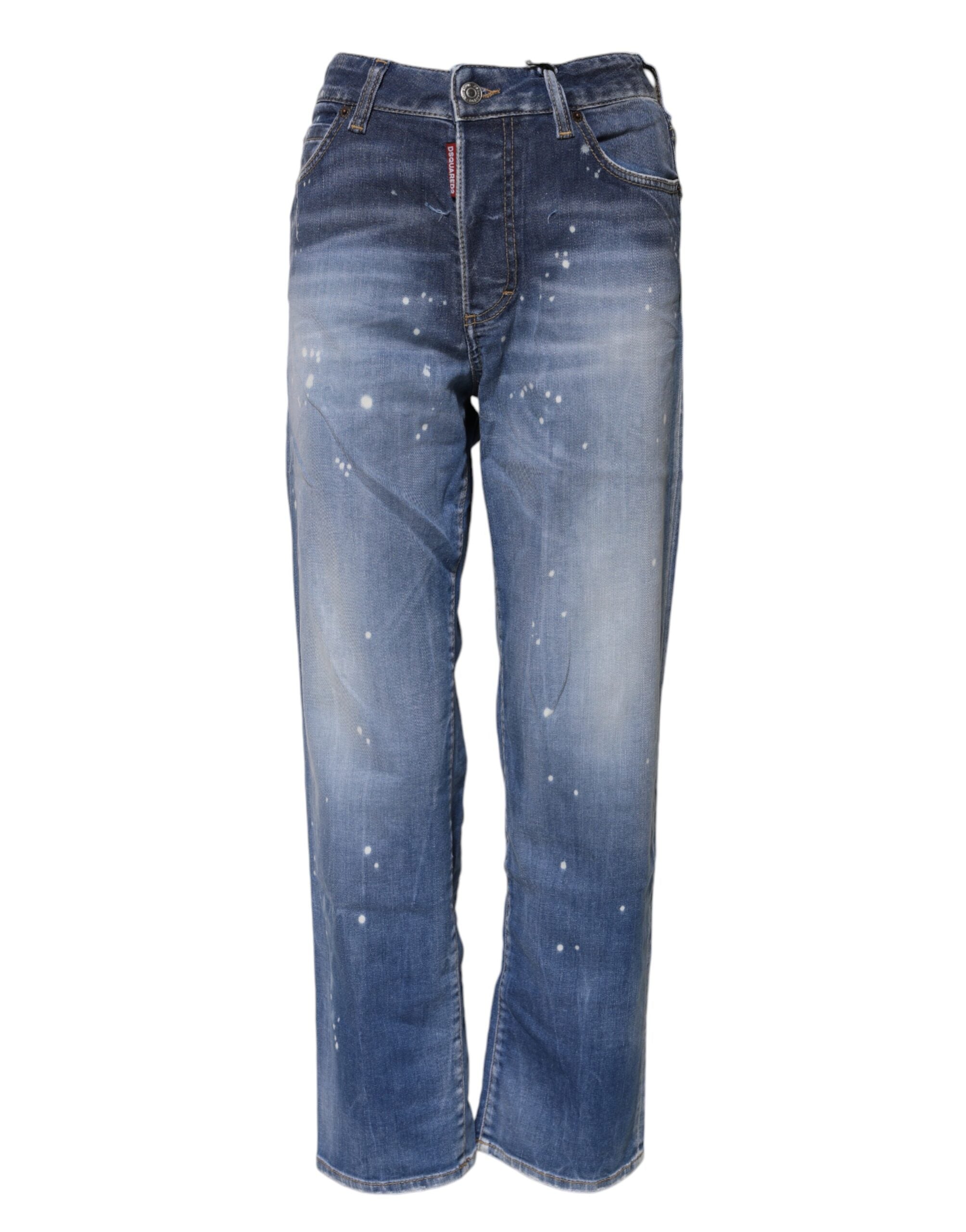 Jeans dsquared2 mid waist bleus