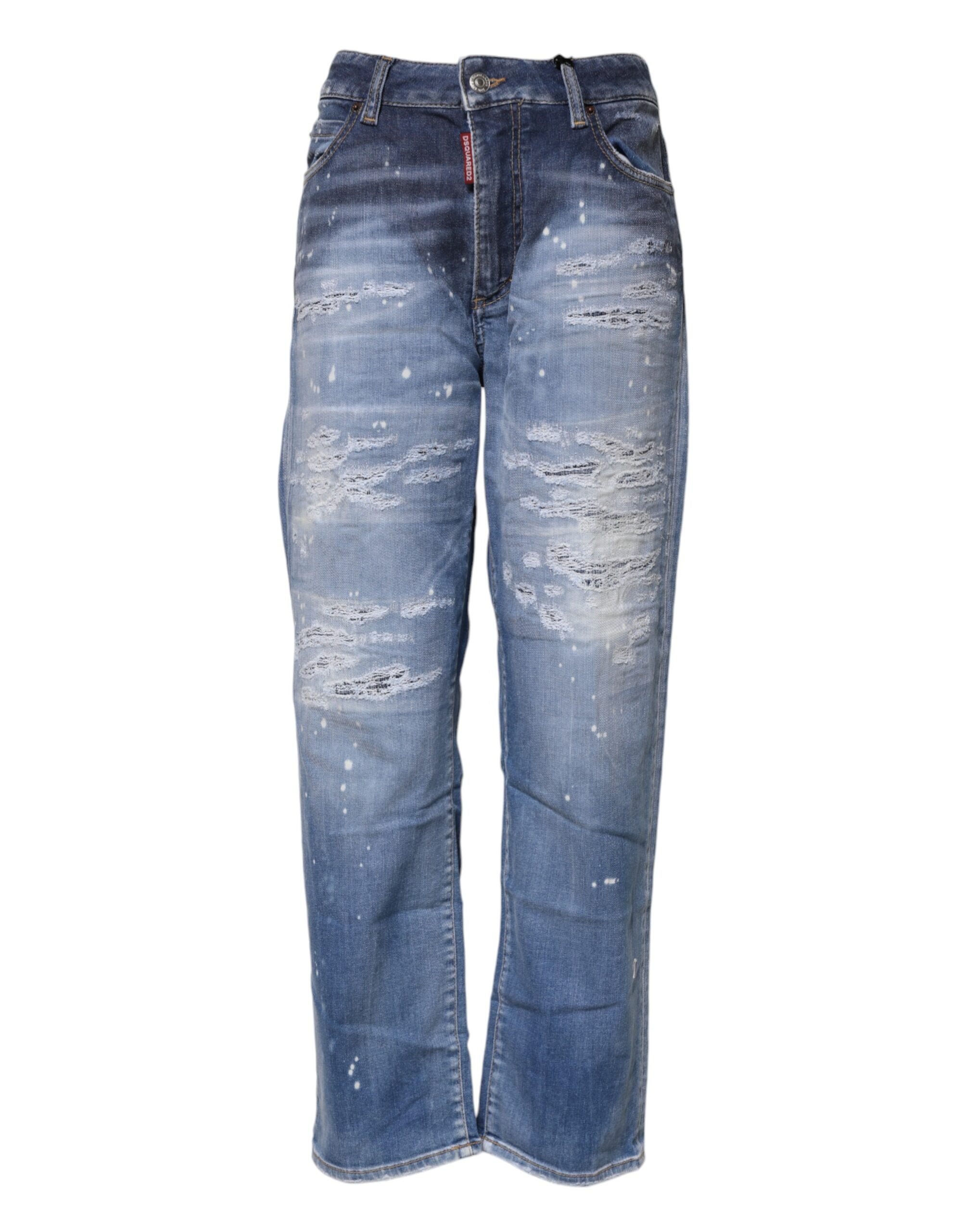 Jean DSQUARED2 mi-hauteur bleus