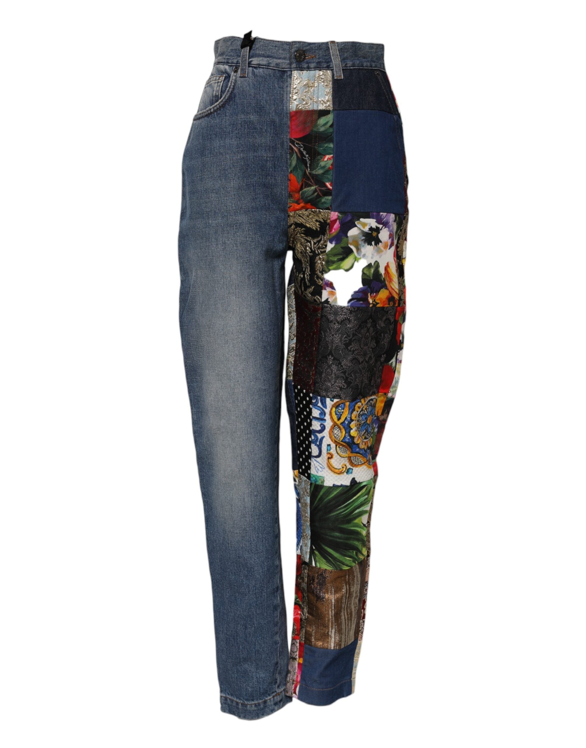 Jeans Dolce & Gabbana Patchwork bleus