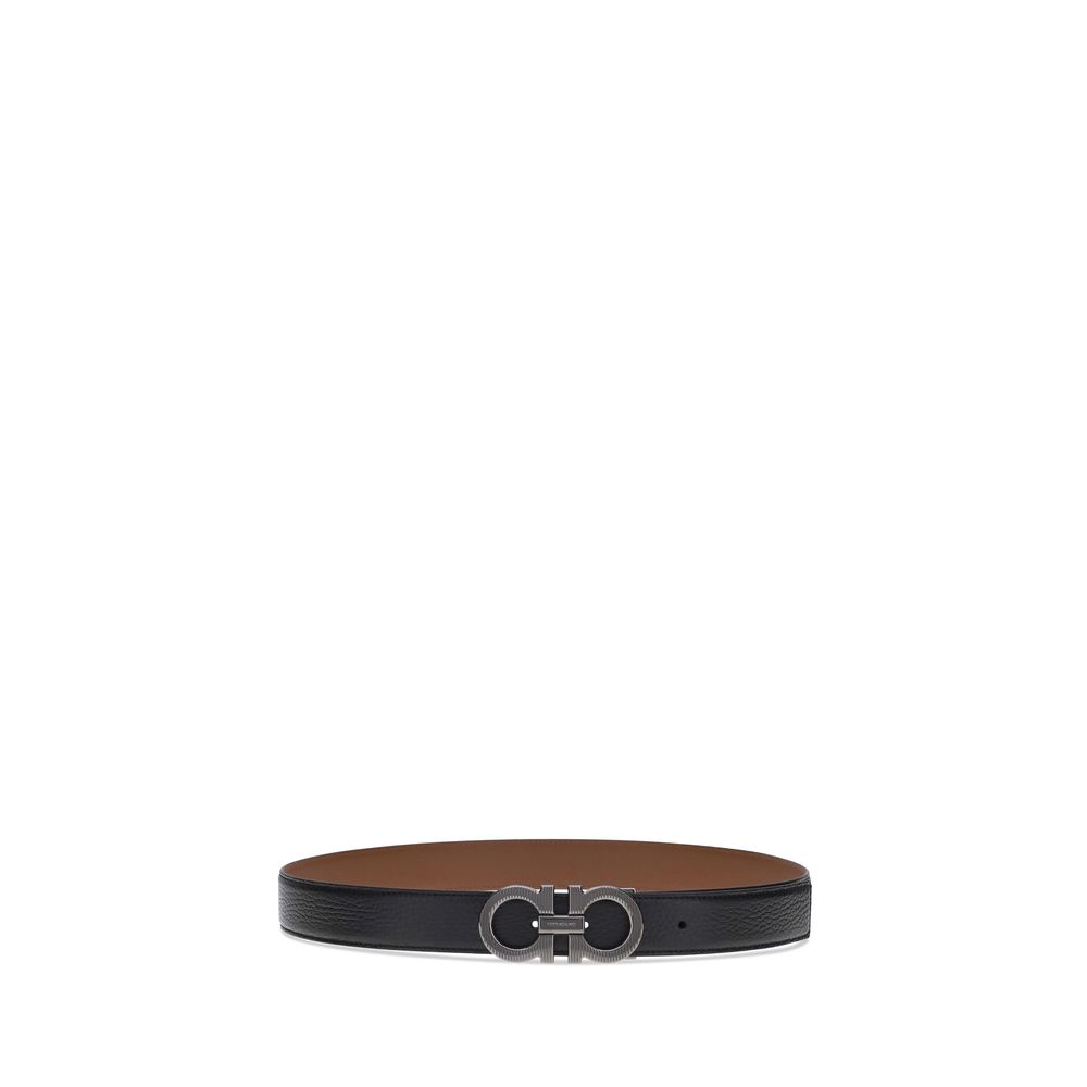 Ceinture Ferragamo Gancini noire