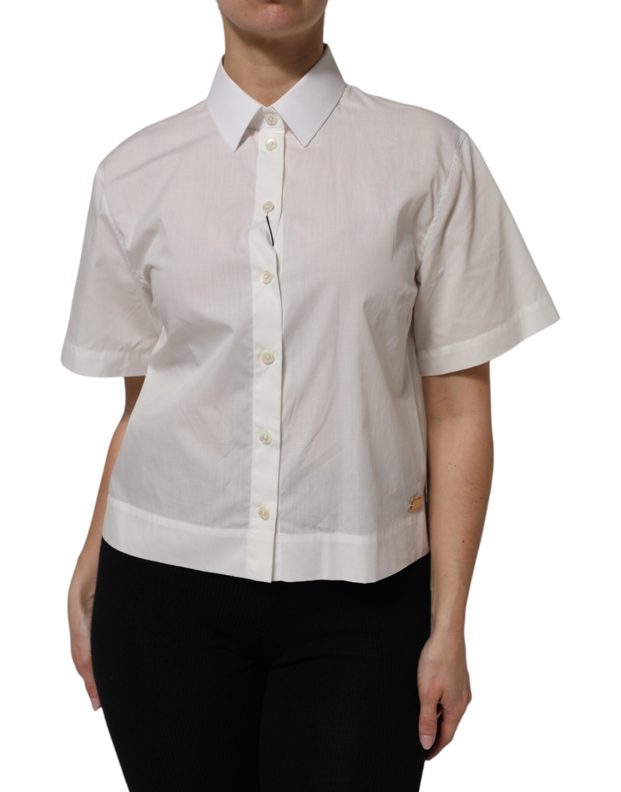 Chemise Dolce & Gabbana col blanc