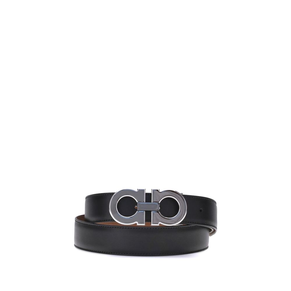 Ceinture Ferragamo Gancini réversible deux tons