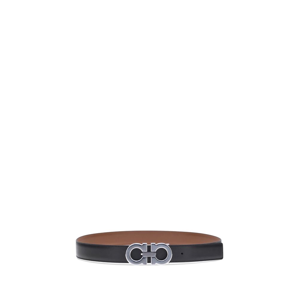 Ceinture Ferragamo Gancini réversible deux tons