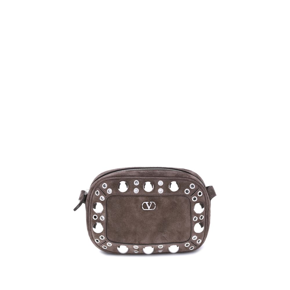 Sac bandoulière Valentino Garavani Nellcôte gris