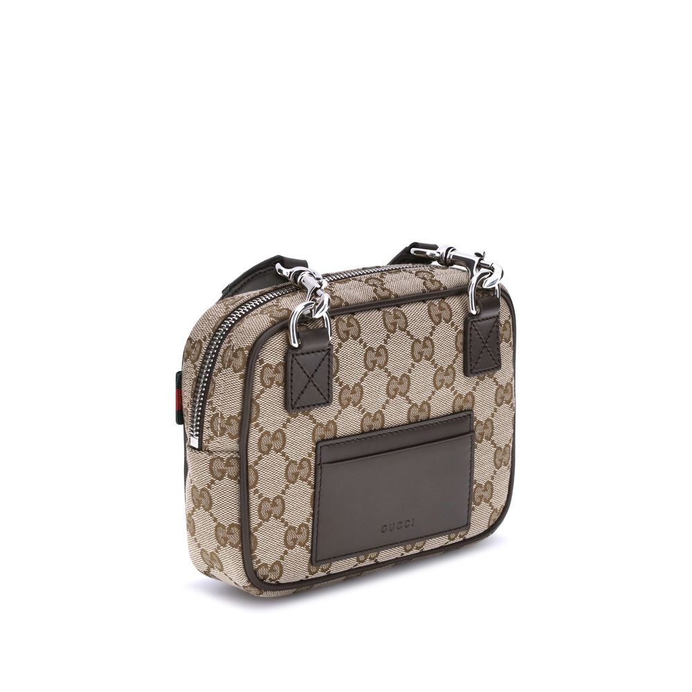 Sac à bandoulière Gucci GG Supreme marron