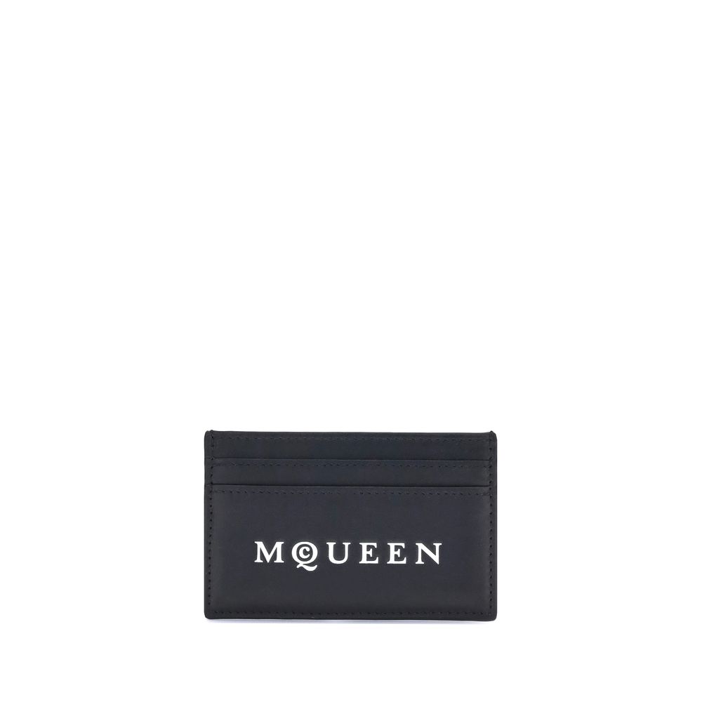 Porte-cartes Alexander McQueen noir