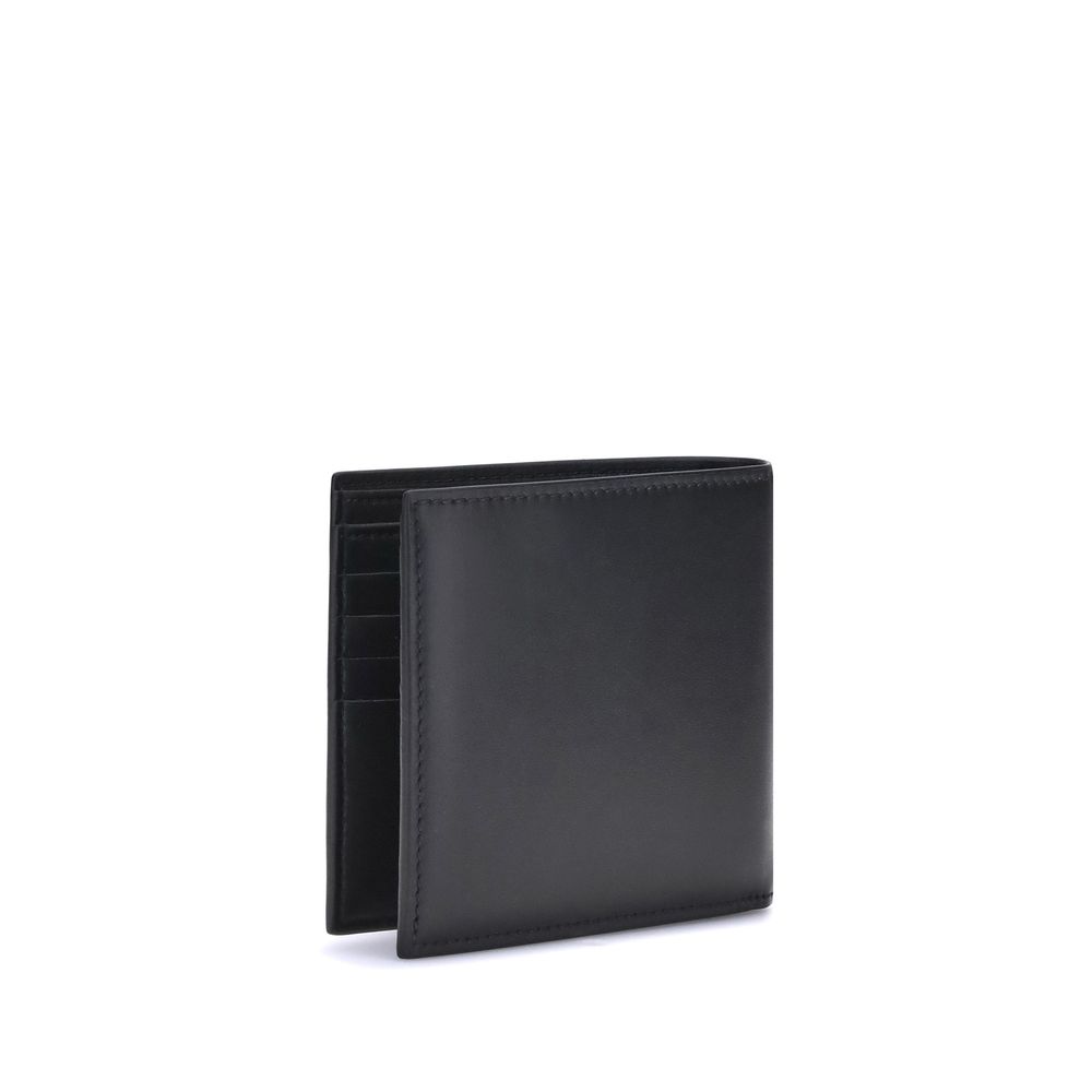 Portefeuille Alexander McQueen bifold noir