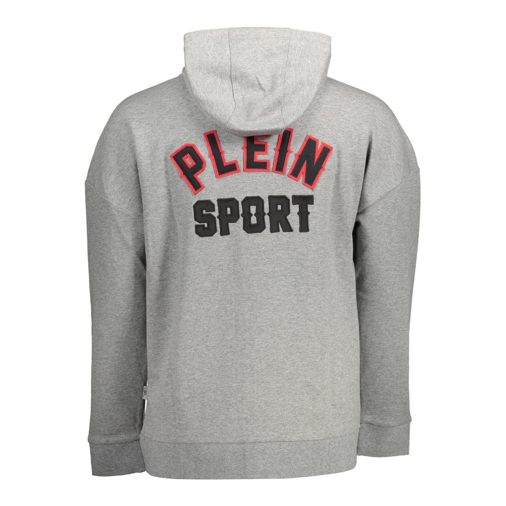 Sweat à capuche Marque Modèle gris