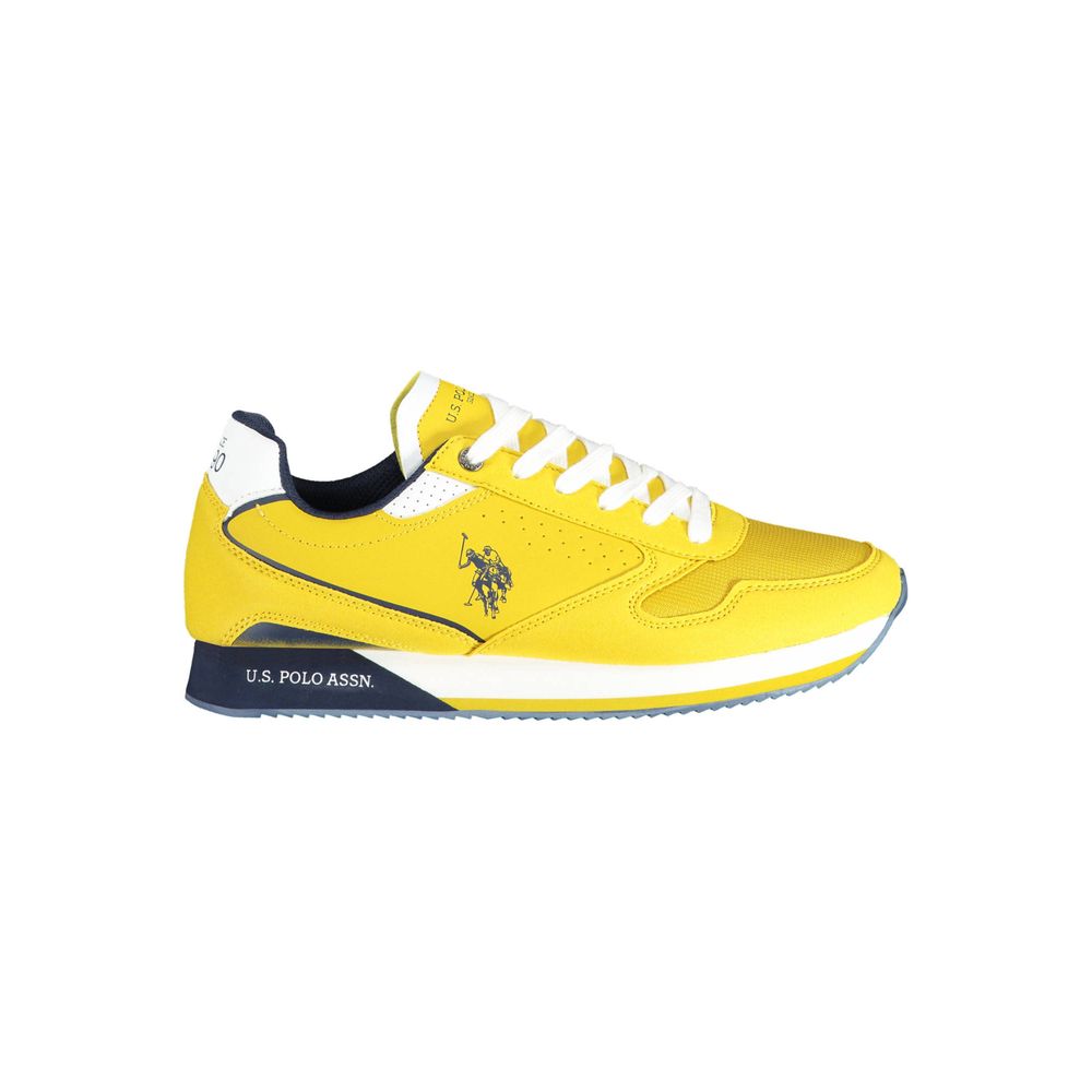 Baskets jaune avec logo
