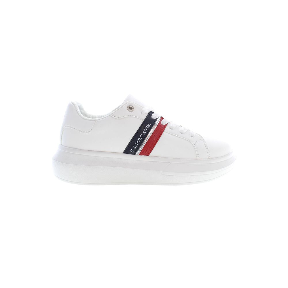 Baskets blanches avec logo