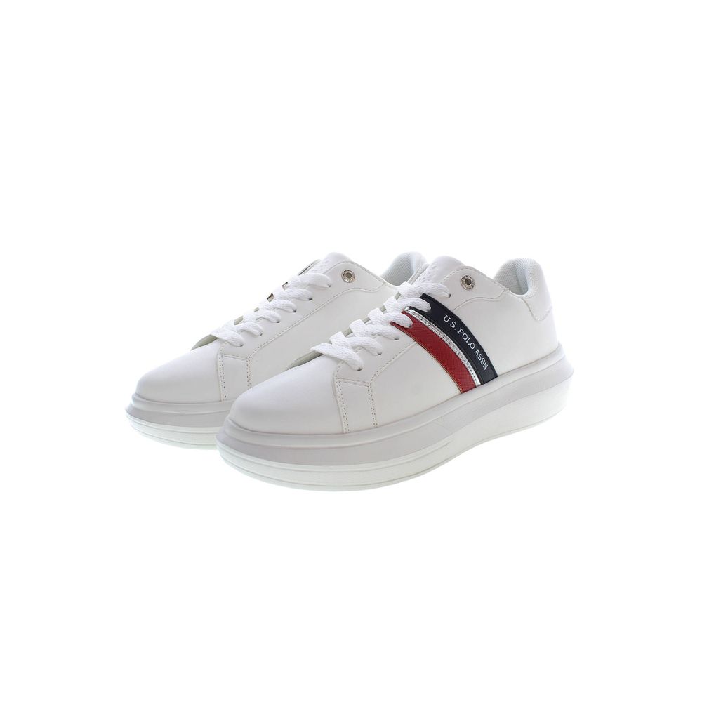 Baskets blanches avec logo