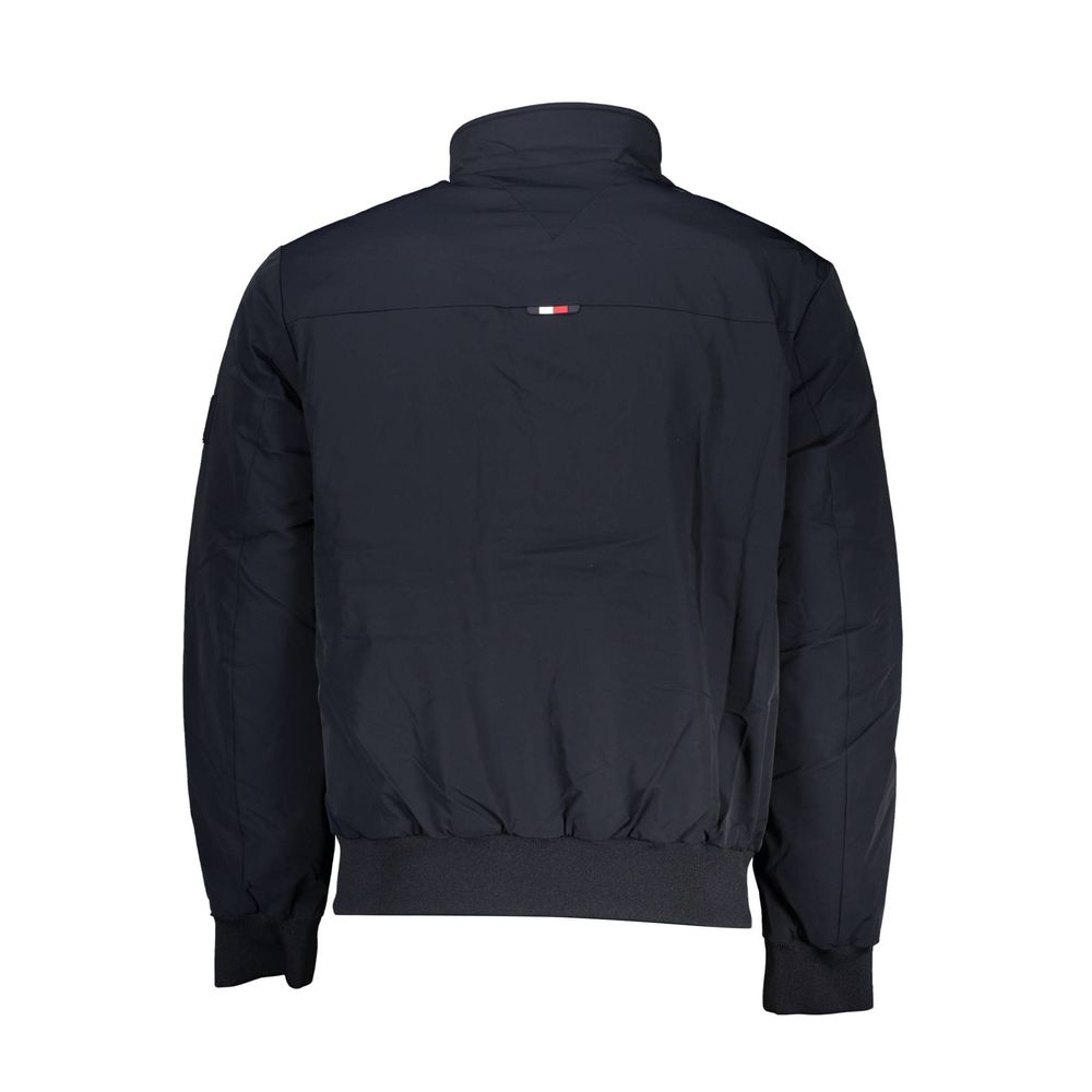 Veste bleue avec zip bleue