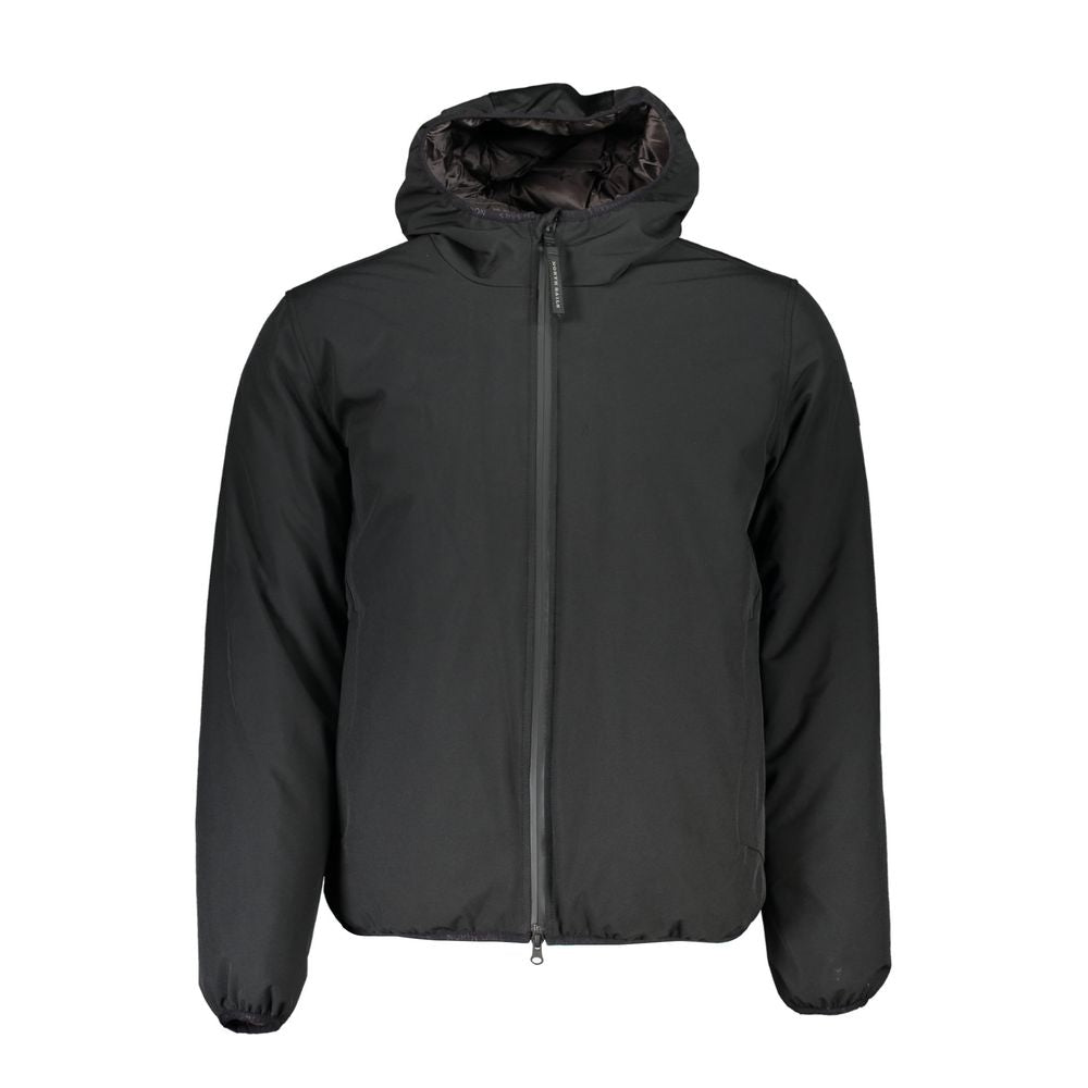 Veste noire à capuche noir