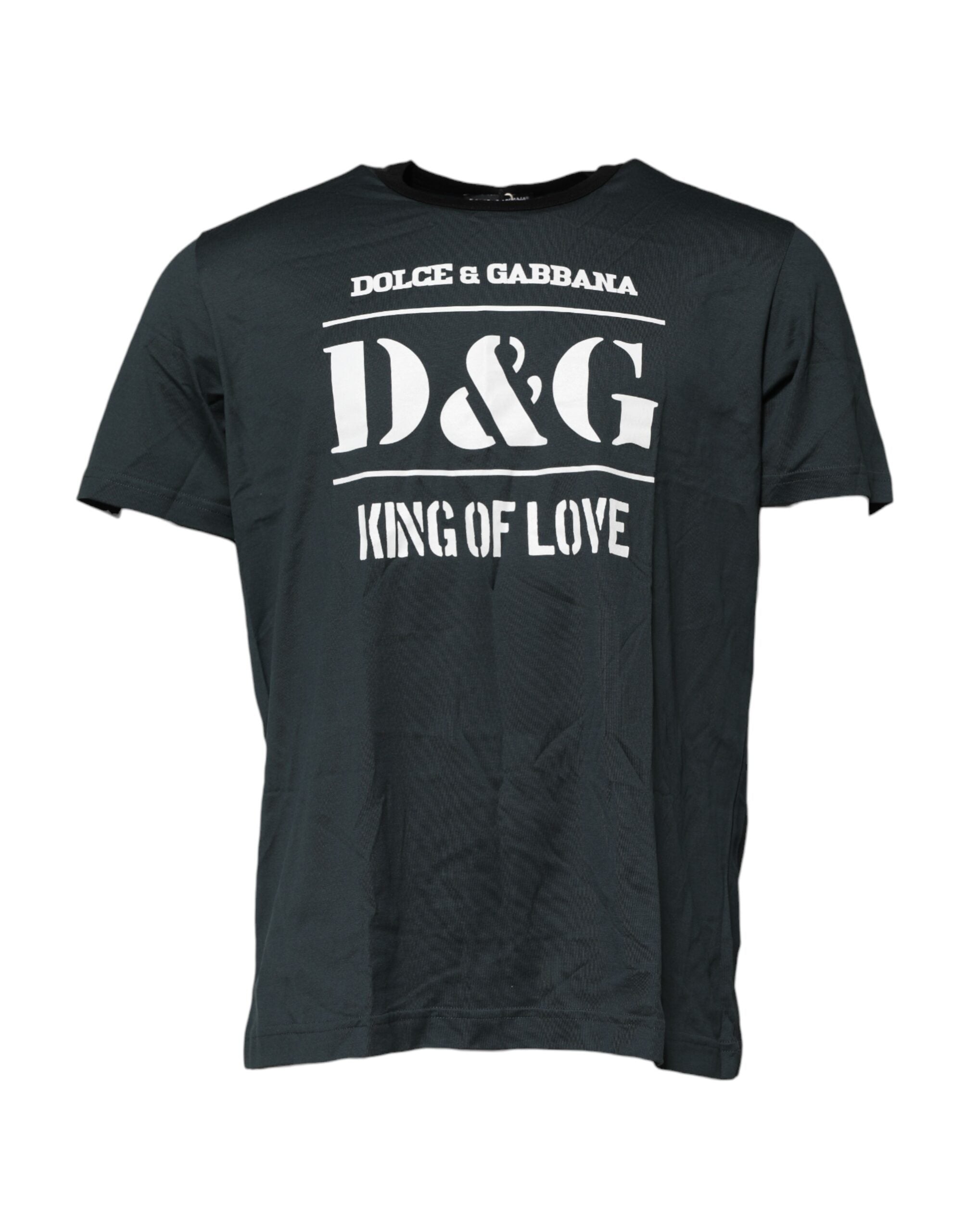 T-shirt Dolce & Gabbana KING OF LOVE noir