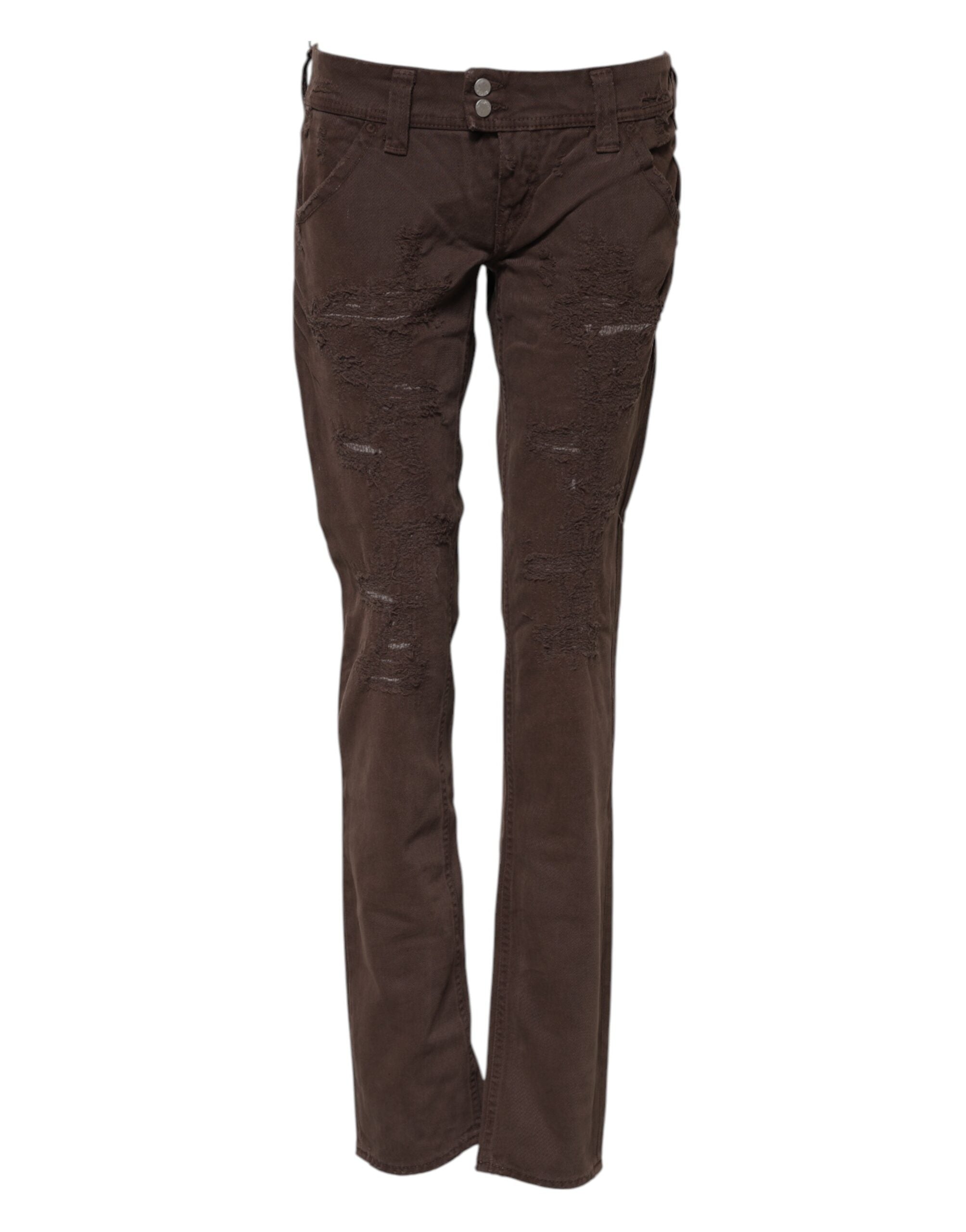 Jeans CYCLE Low Waist marron