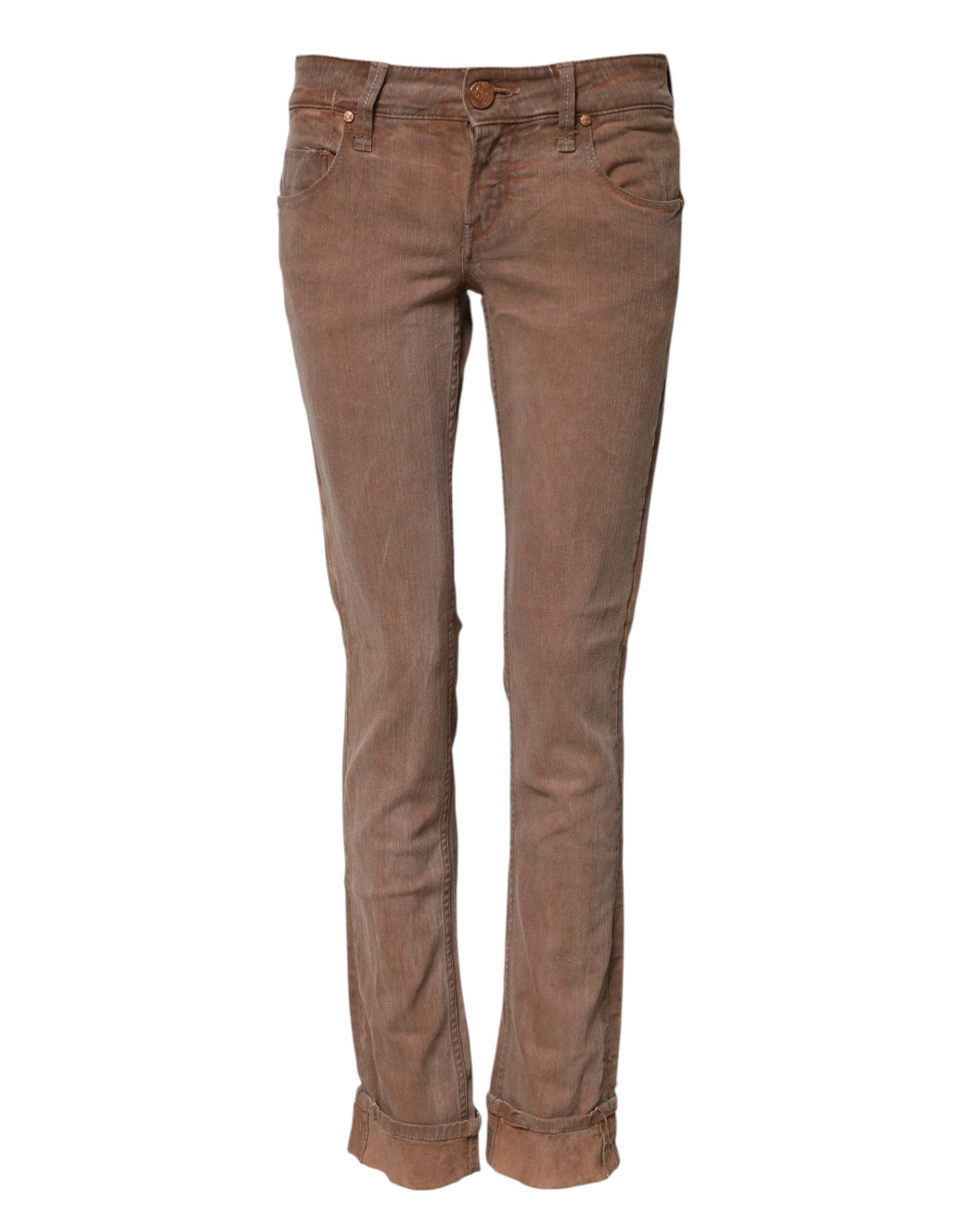 Jean ACHT Low Waist marron