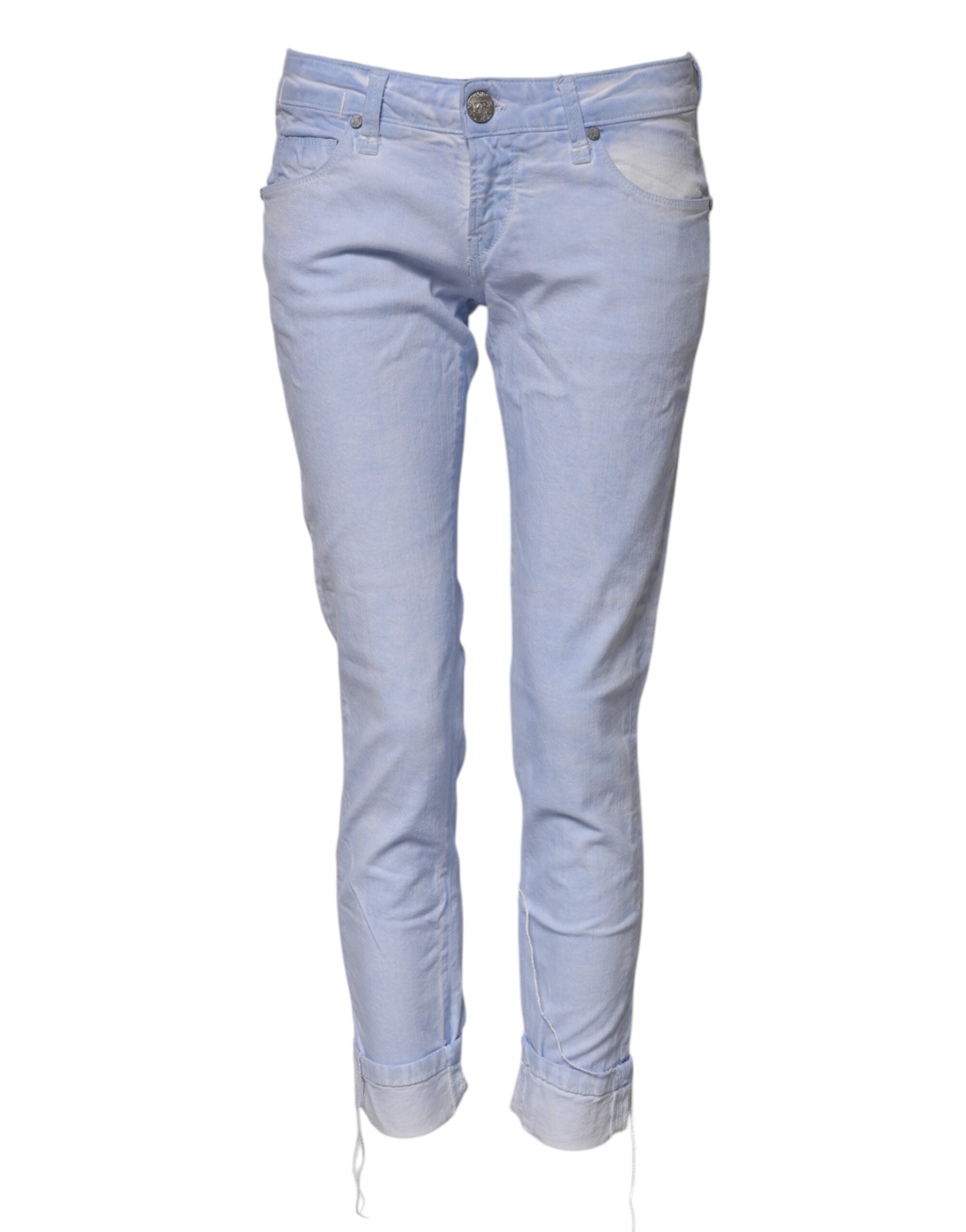 Jeans ACHT Low Waist bleu clair