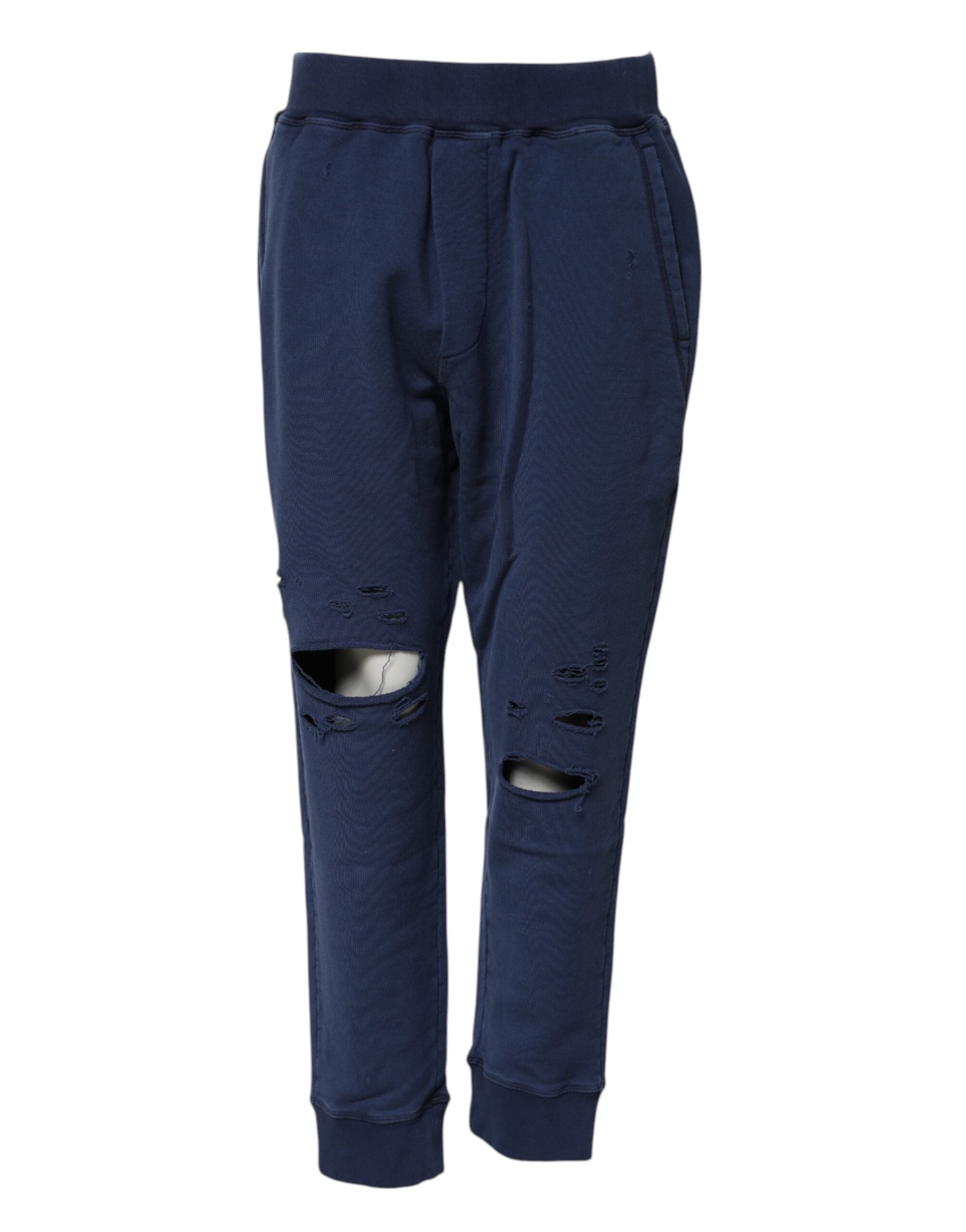 Pantalons joggers DSQUARED2 mi-hauts bleus