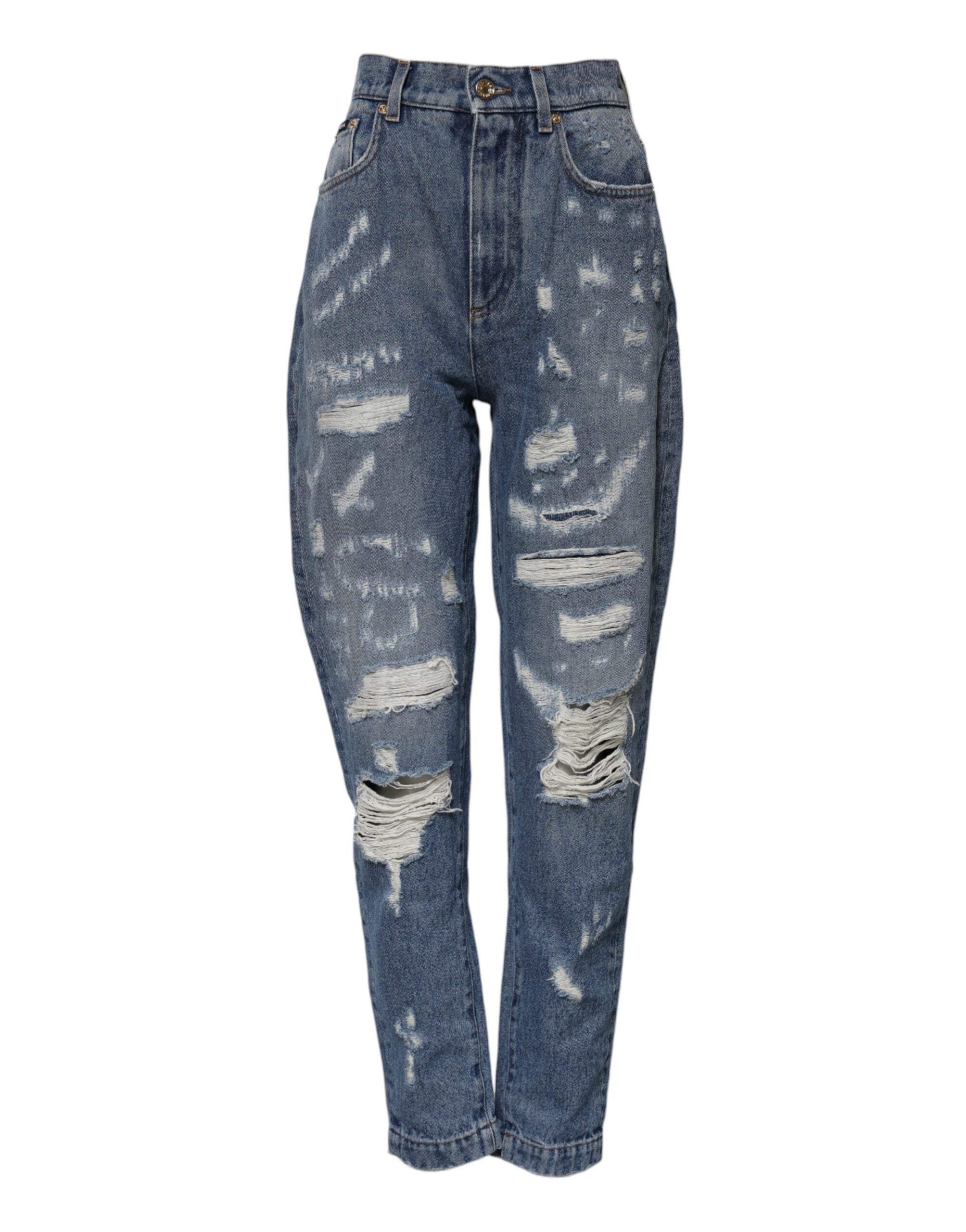 Jeans Dolce & Gabbana tressés bleus