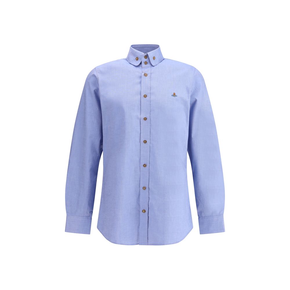 Chemise Vivienne Westwood Logo Orb blanche