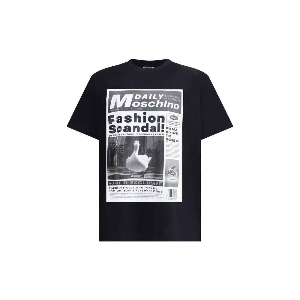 T-shirt Moschino avec imprimé maxi noir