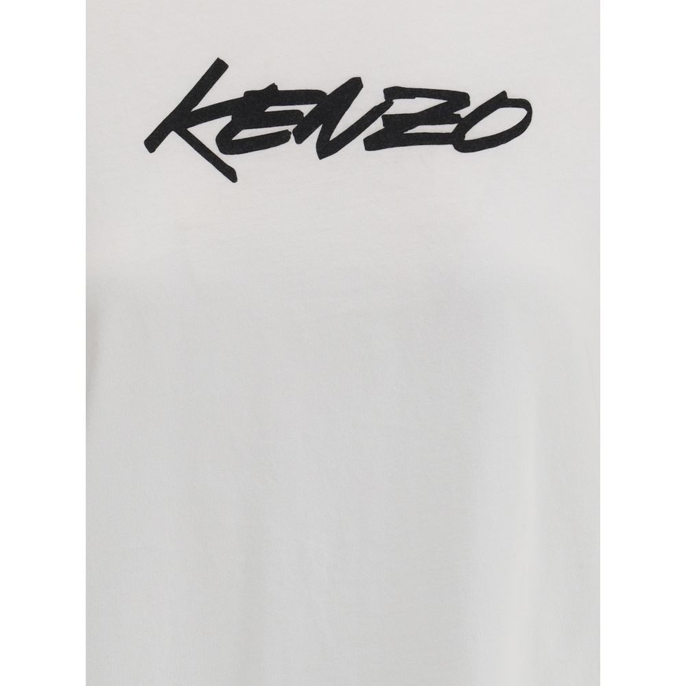 T-Shirt Kenzo logo blanc