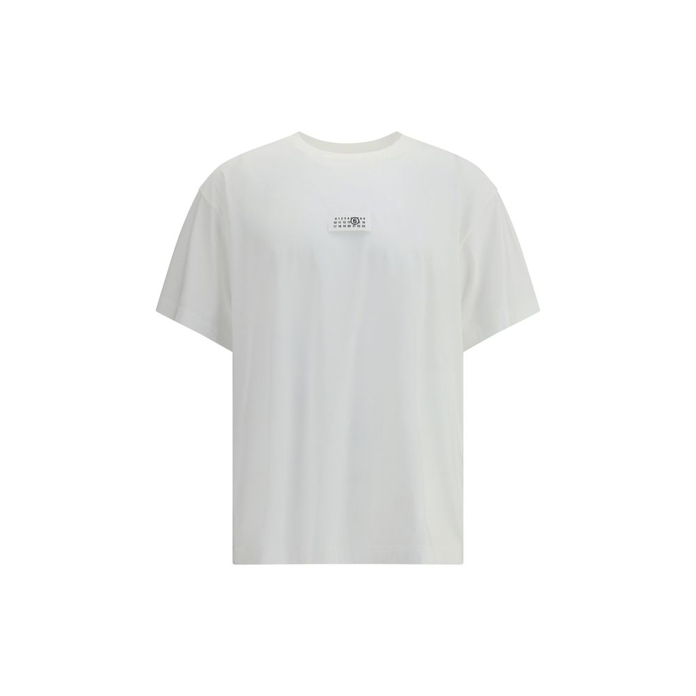 T-shirt MM6 avec logo blanc