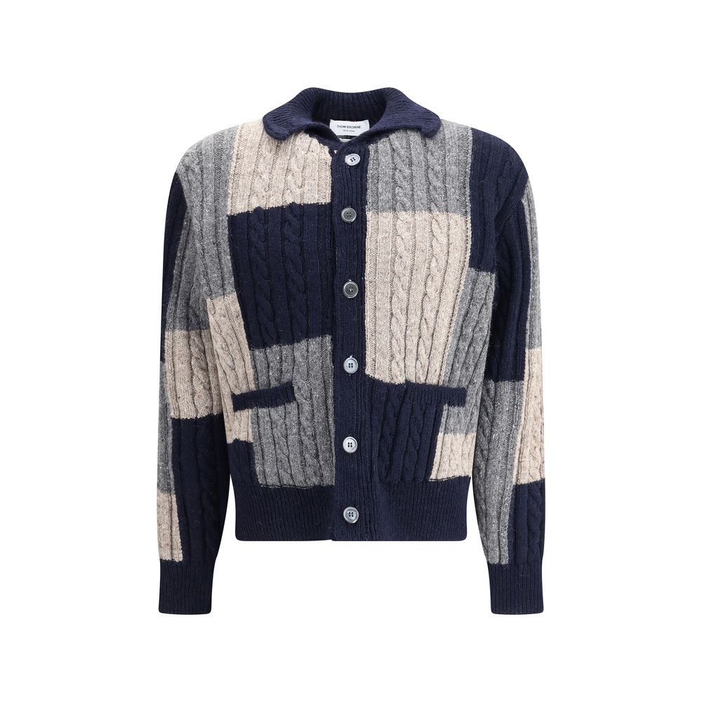 Cardigan Thom Browne Intarsia multicolore