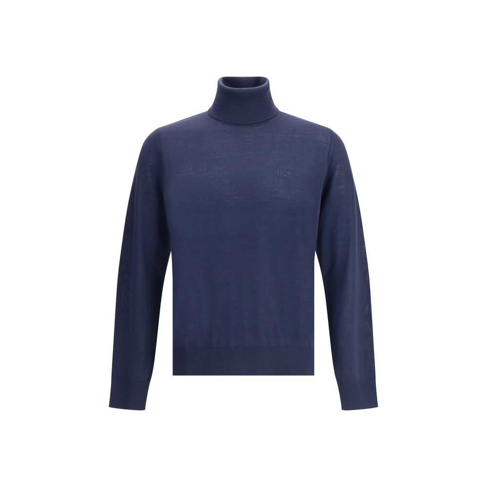 Pull col roulé Dsquared2 noir