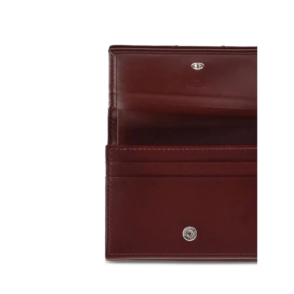 Porte-cartes Gucci GG Marmont bordeaux Gucci