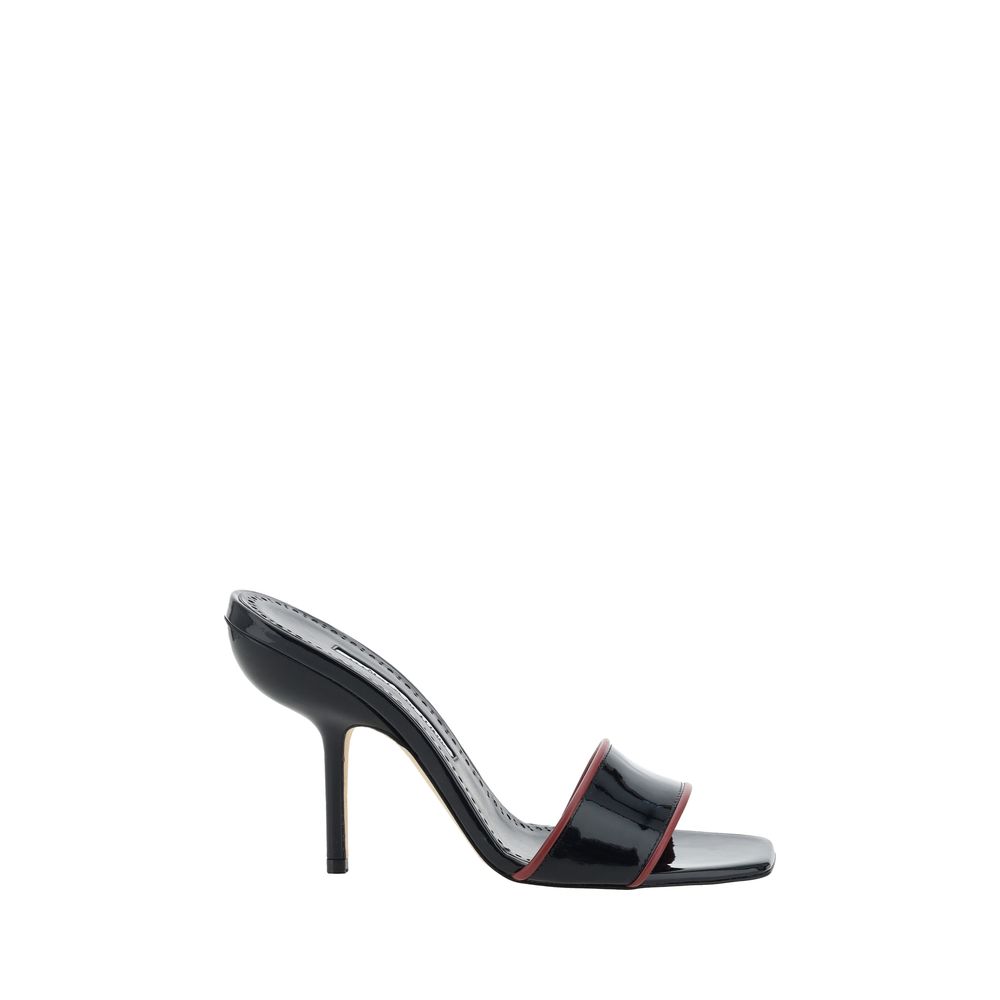 Sandales Manolo Blahnik Helamu noires