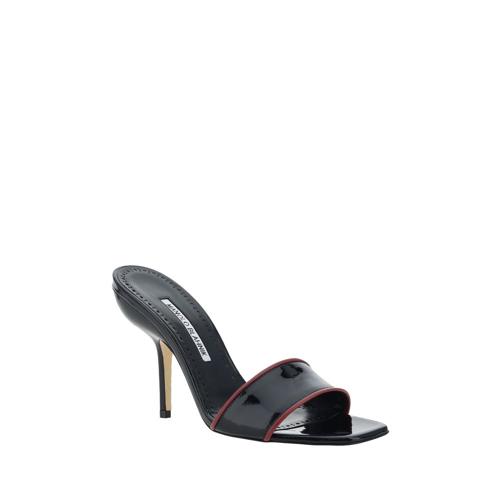 Sandales Manolo Blahnik Helamu noires