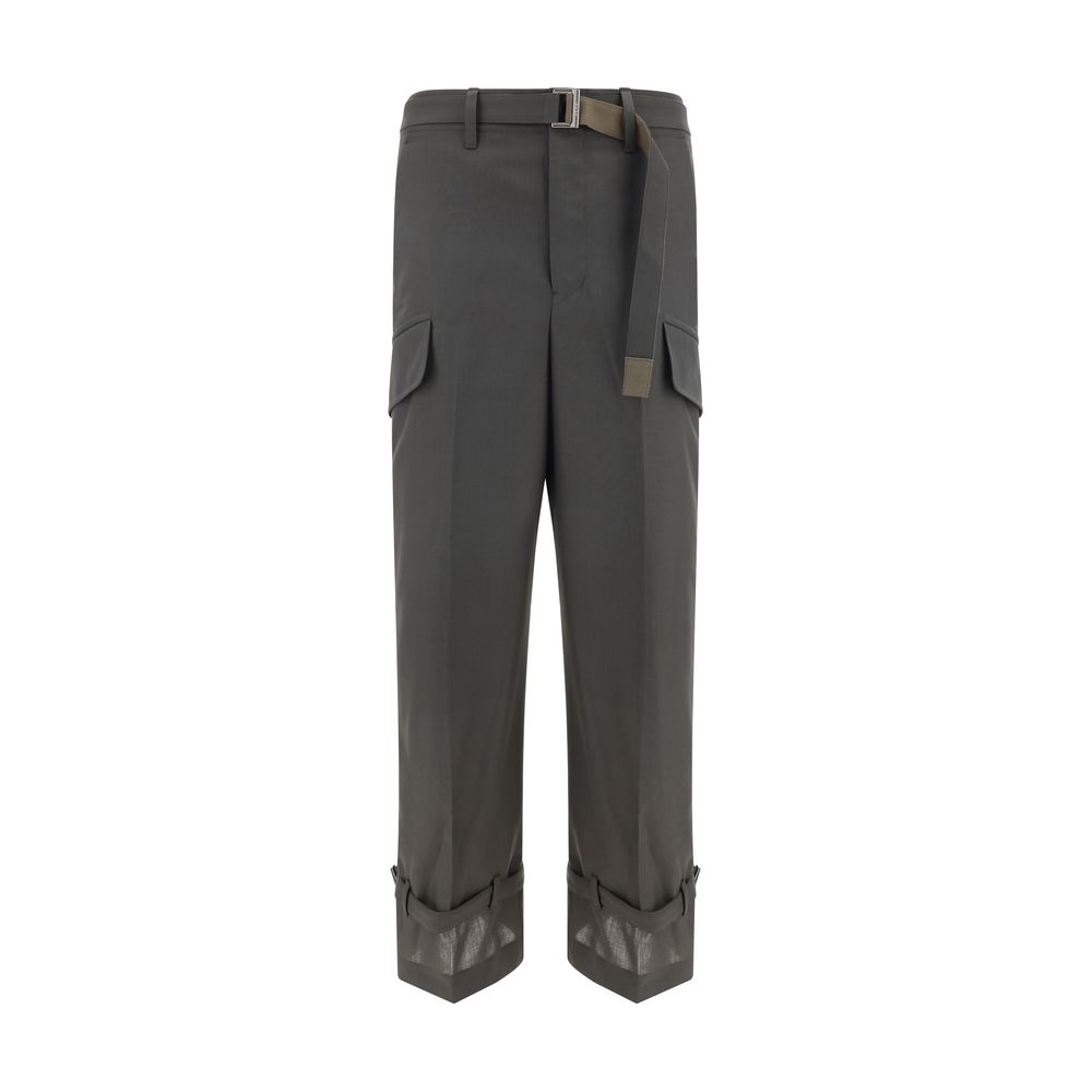 Pantalons Sacai ajustables noirs